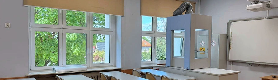 Dygestorium szkolne nablatowe do pracowni chemicznej