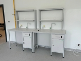 Stoły laboratoryjne szkolne do pracowni chemicznej dla uczniów 1 osobowe